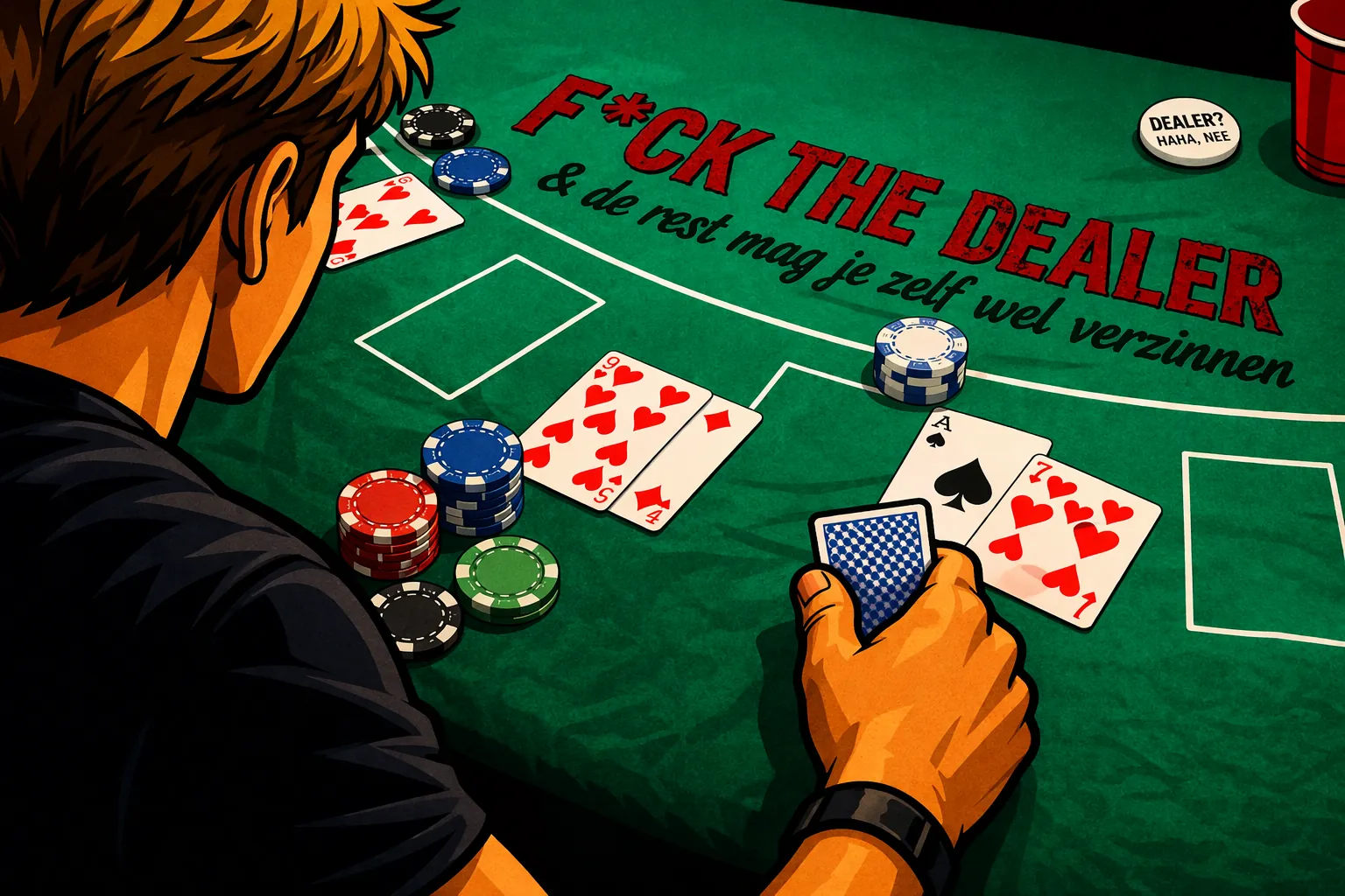 Fuck the Dealer kaartspel als drankspel